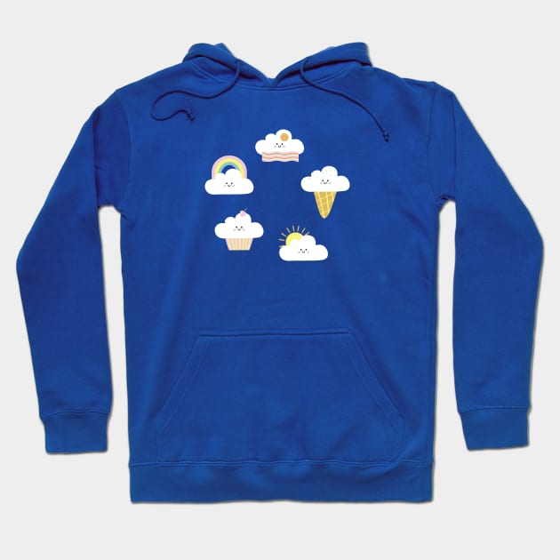 Happy Clouds Hoodie by noeyedeer